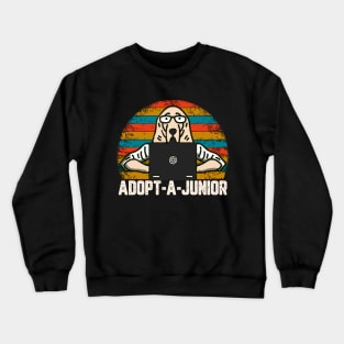 Adopt a junior - Programmers humor Crewneck Sweatshirt